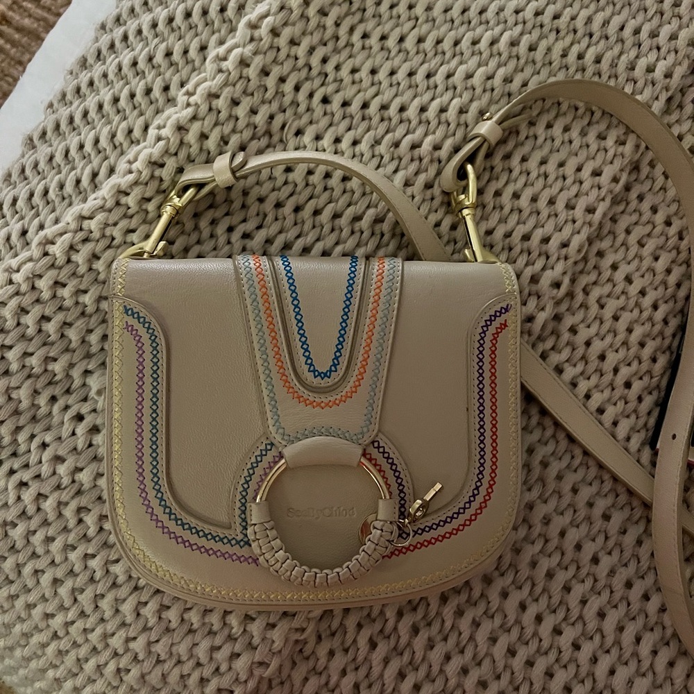 See By Chloe Beige Crossbody Bag